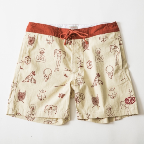 DEUS EX MACHINA×GO OUT CANGGU ORIGINAL:LAND ボードショーツ