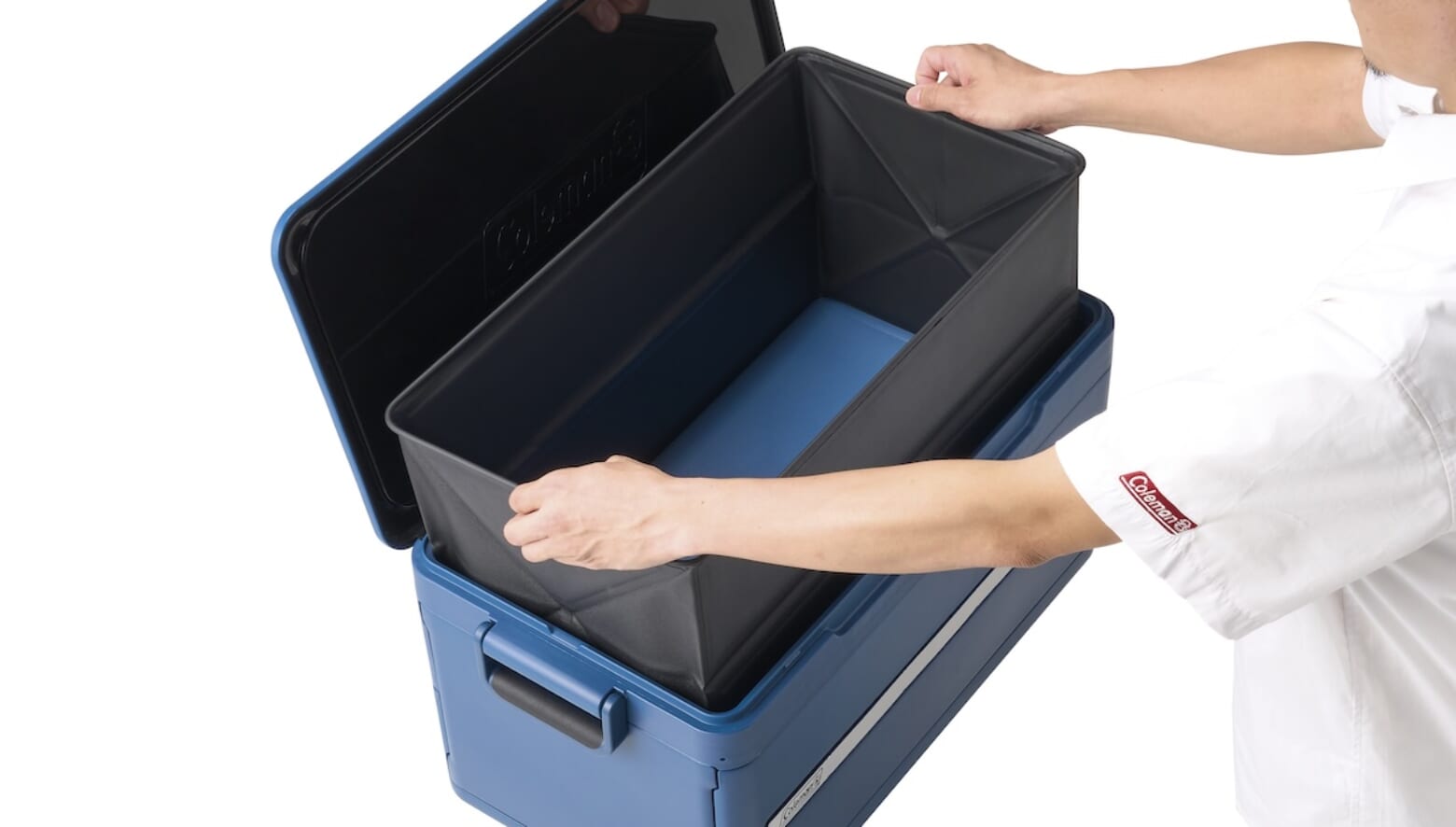 スナップアンドゴークーラー（内側のパーツの取り外し）