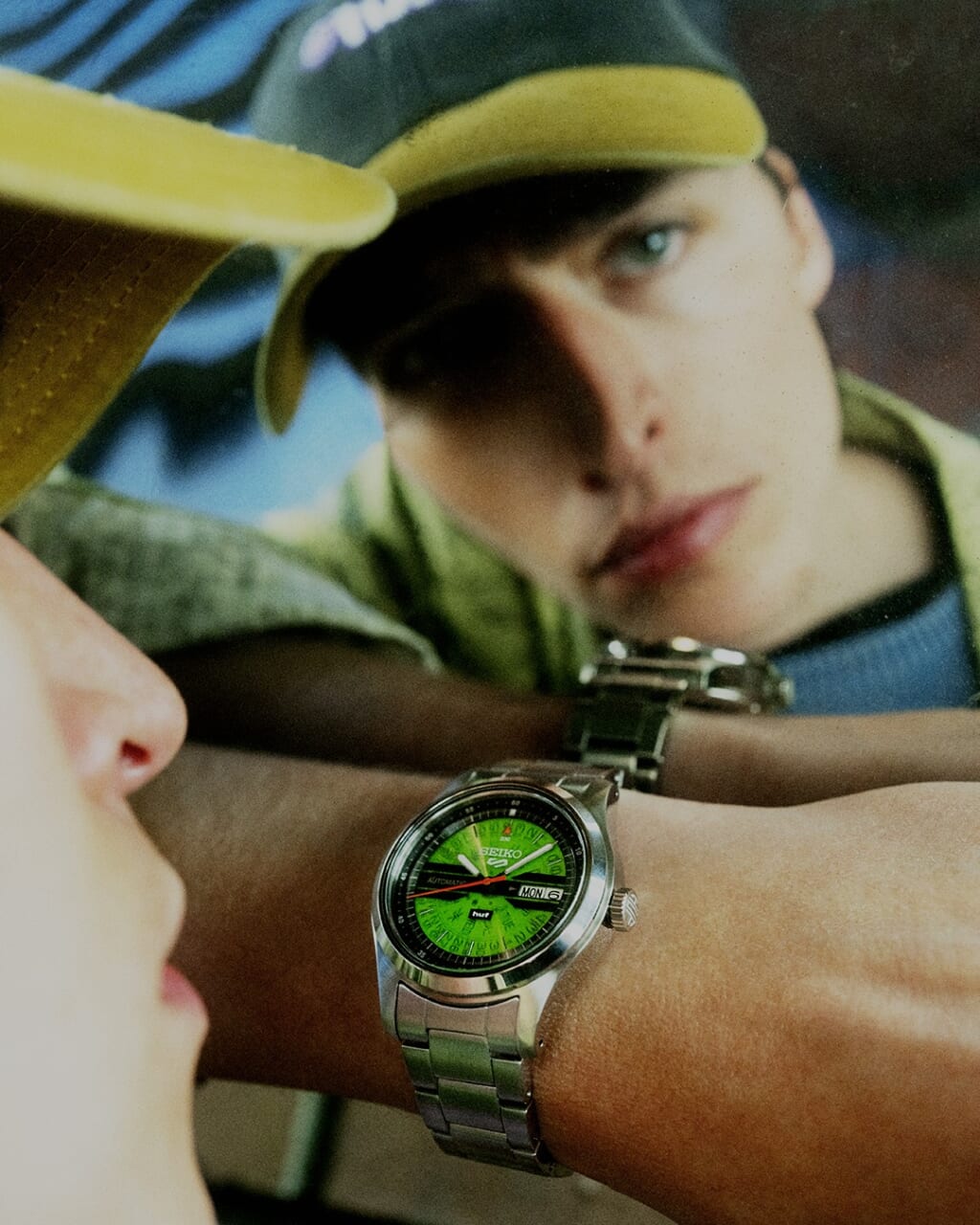Seiko 5 Sports HUF Limited Edition 装着イメージ