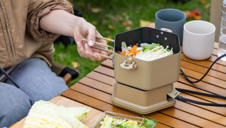 PowerArQ（パワーアーク）のアウトドア向け電気調理ギア「PowerArQ Portable DuoPot」
