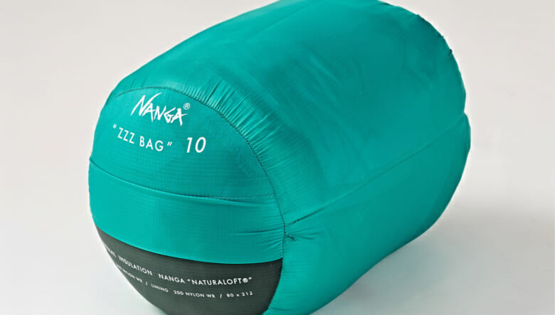 ナンガの“ZZZ BAG”はコスパよし！保温性と扱いやすさのバランスに優れた化繊シュラフ。