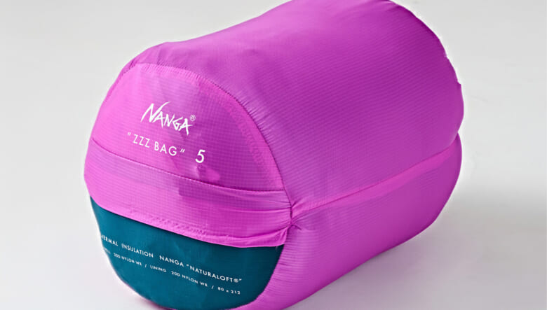 ナンガの“ZZZ BAG”はコスパよし！保温性と扱いやすさのバランスに優れた化繊シュラフ。