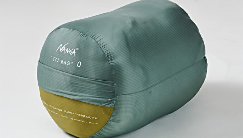 ナンガの“ZZZ BAG”はコスパよし！保温性と扱いやすさのバランスに優れた化繊シュラフ。