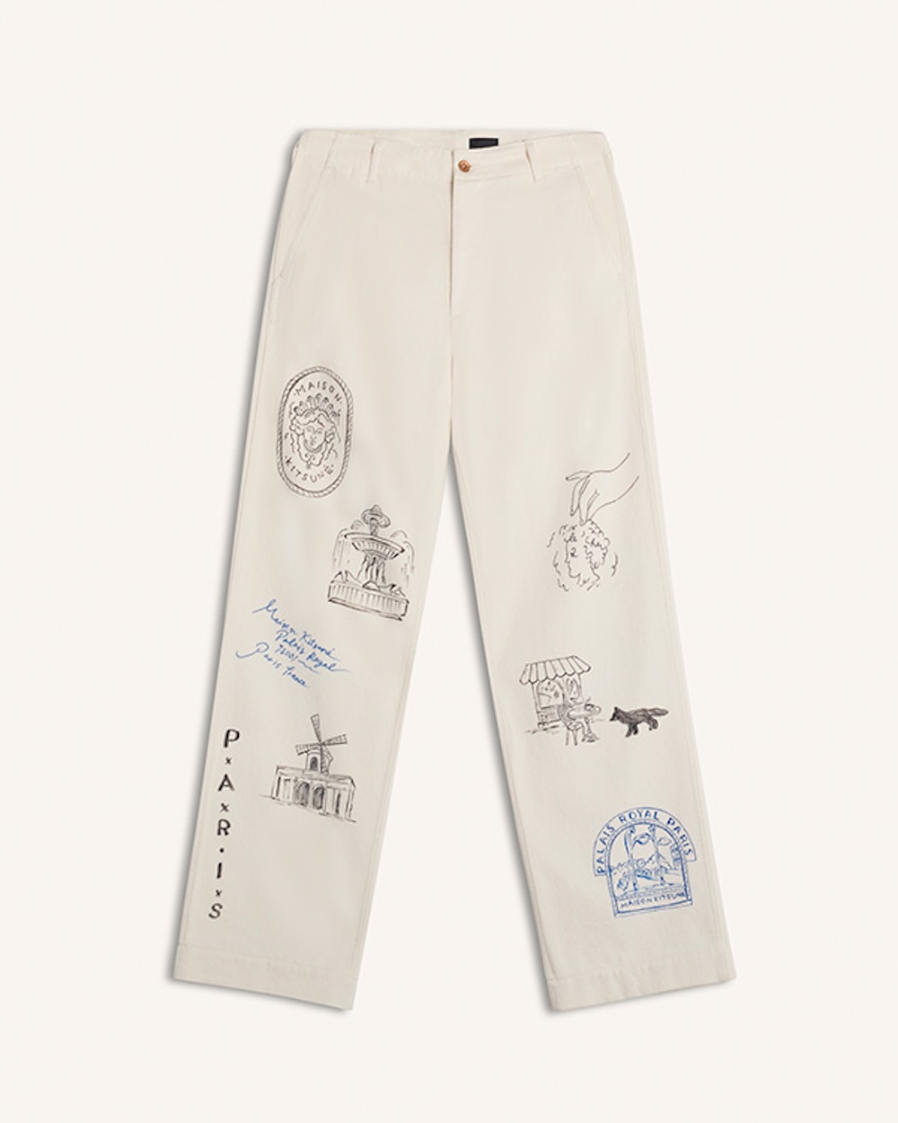 Maison Kitsuné×KUROのDenim Trousers