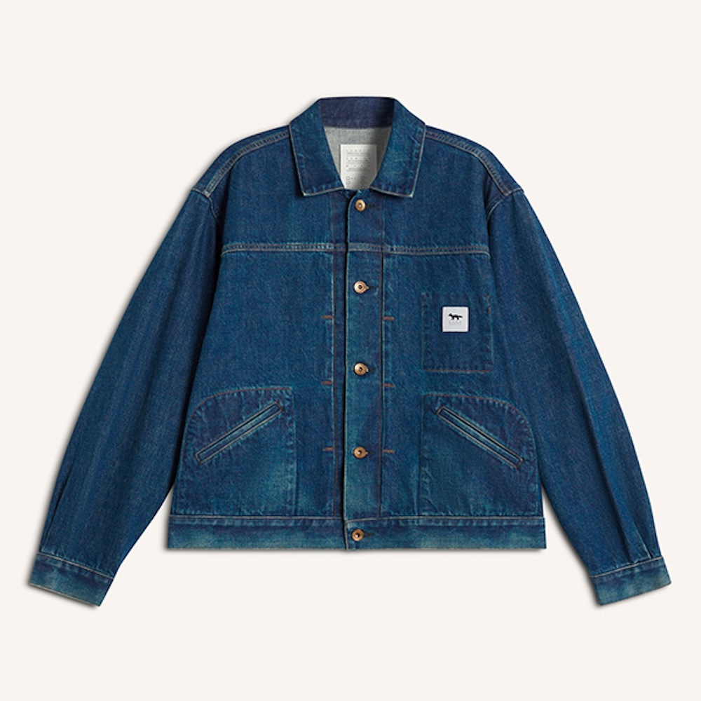 Maison Kitsuné×KUROのSelvedge Denim Jacket