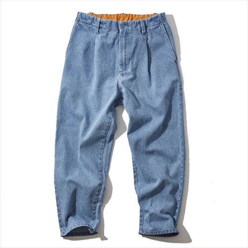 UNIVERSAL OVERALL×GO OUT DENIM TUCK TAPERED