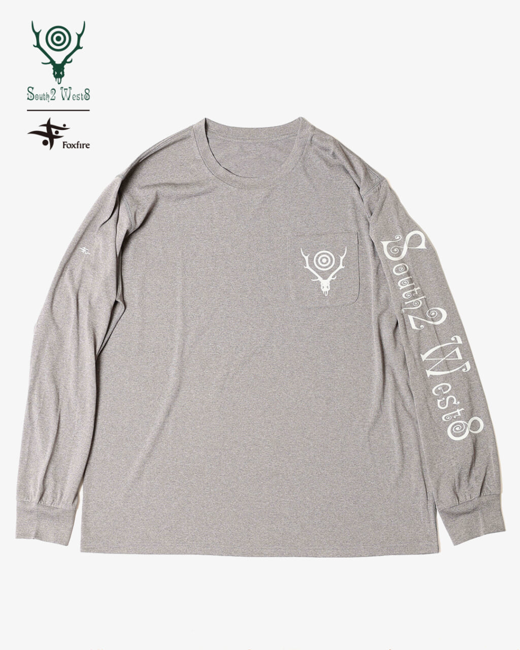 L/S ROUND POCKET TEE