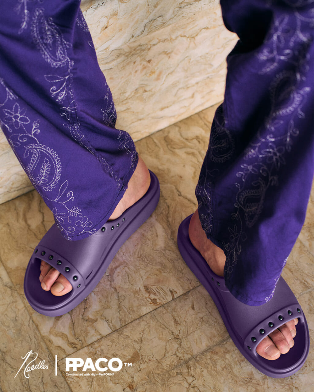 LUX-2 NEEDLES WITH STUDS
サンダル紫