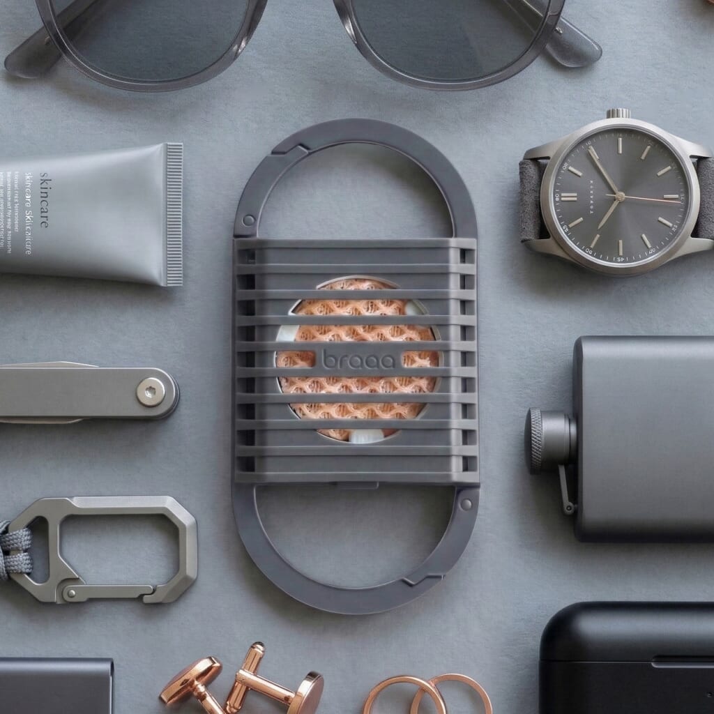 電池式蚊取り canoxチャコールグレー