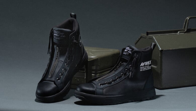 CONVERSE×AVIREXのALL STAR PS Ⅱ CENTERZIP HI / AVIREX