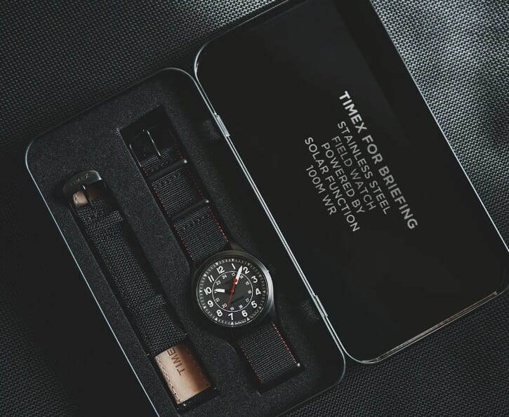 BRIEFING×TIMEX/EXPEDITION FIELD WATCHパッケージ