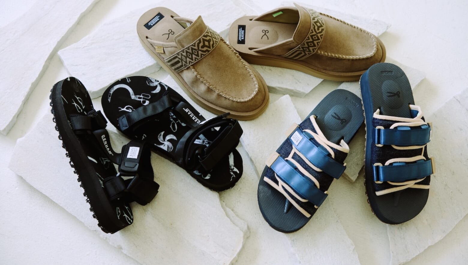 LANVIN SUICOKE 未使用 展示品 サンダル US9 ランバン コラボ ランバン」×「スイコック」のサンダル クロッグ型とストラップ型を用意