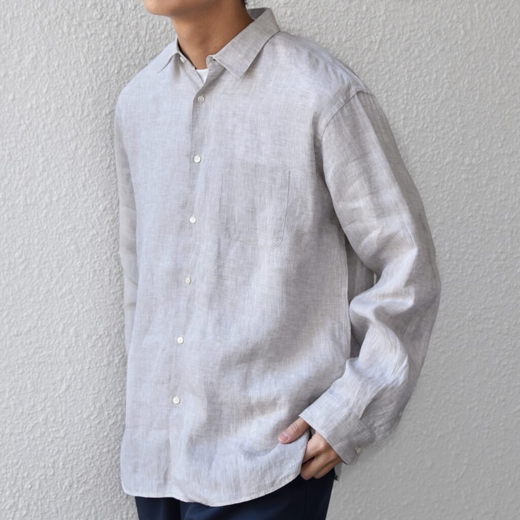 SHIPS anyのリネンシャツ