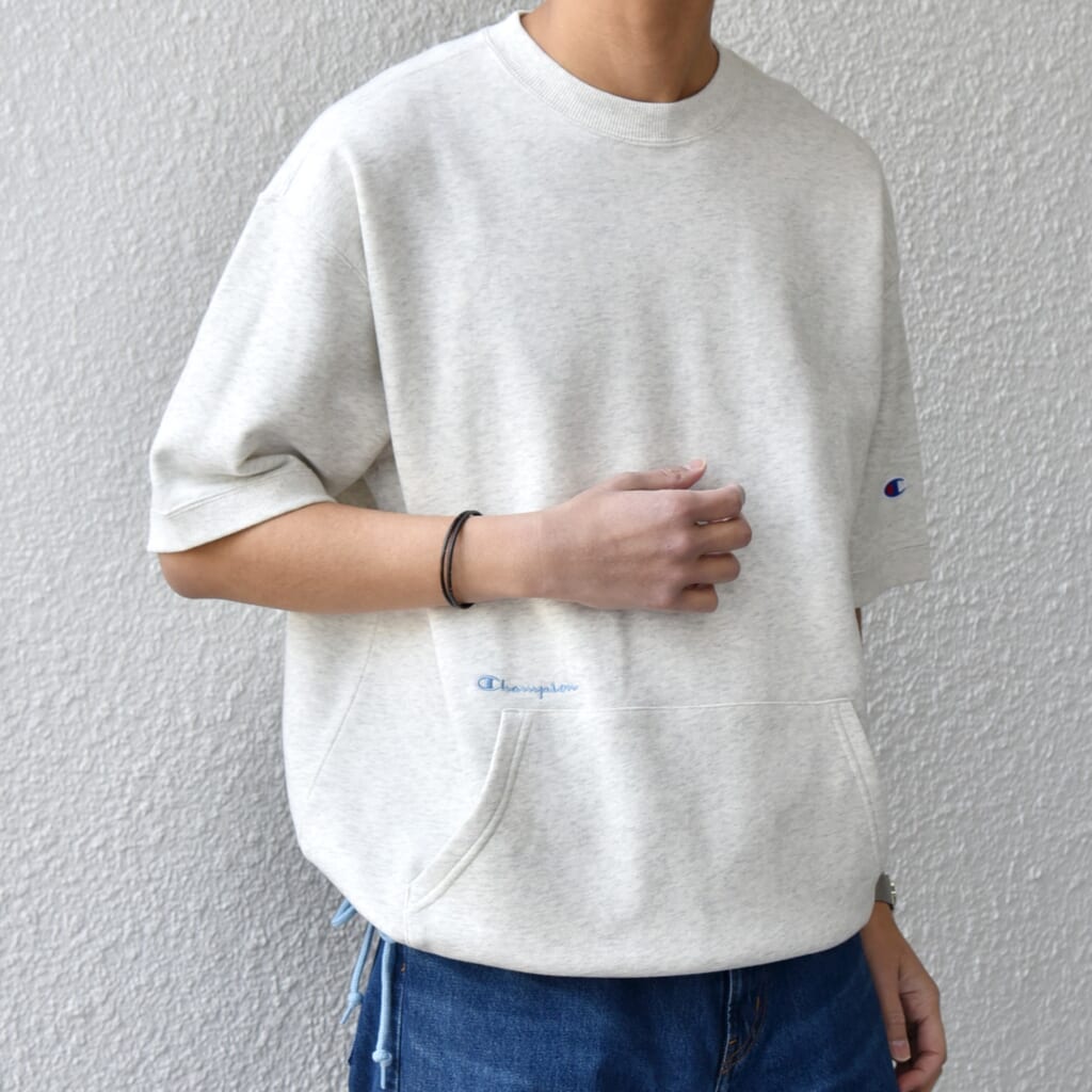 SHIPS any×Championのスピンドル スウェット Tシャツ