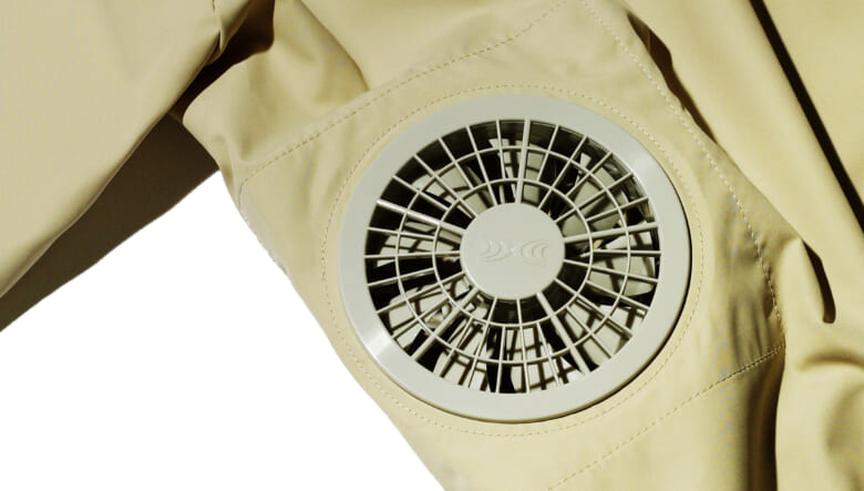 KEIMEN が“RICO Air Fan”とのコラボで空調服ファンが装着できるTシャツをリリース！ 夏のおしゃれワークウエアとして大活躍。