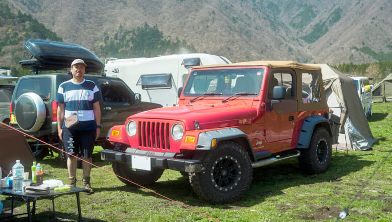 【’04 JEEP WRANGLER SPORTS】長年探し続けていた憧れ!! 赤いボディのソフトトップ。