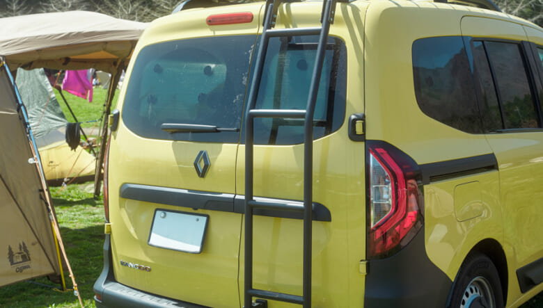 【’24 KANGOO】車中泊とテントに分かれ快適ファミリーキャンプ。