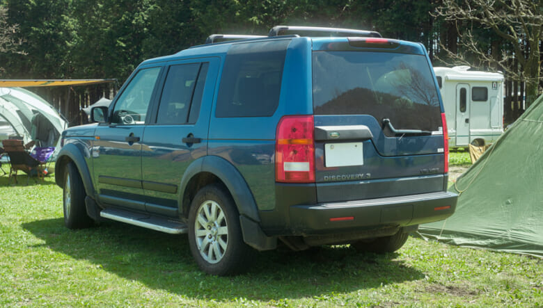 【’06 LAND ROVER DISCOVERY 3】3列シートで色々と便利な、仕事も遊びもこなせるSUV。