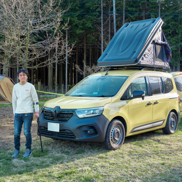 25 KANGOO】再熱したキャンプ熱でルーフテントまで装着。 | GO OUT WEB