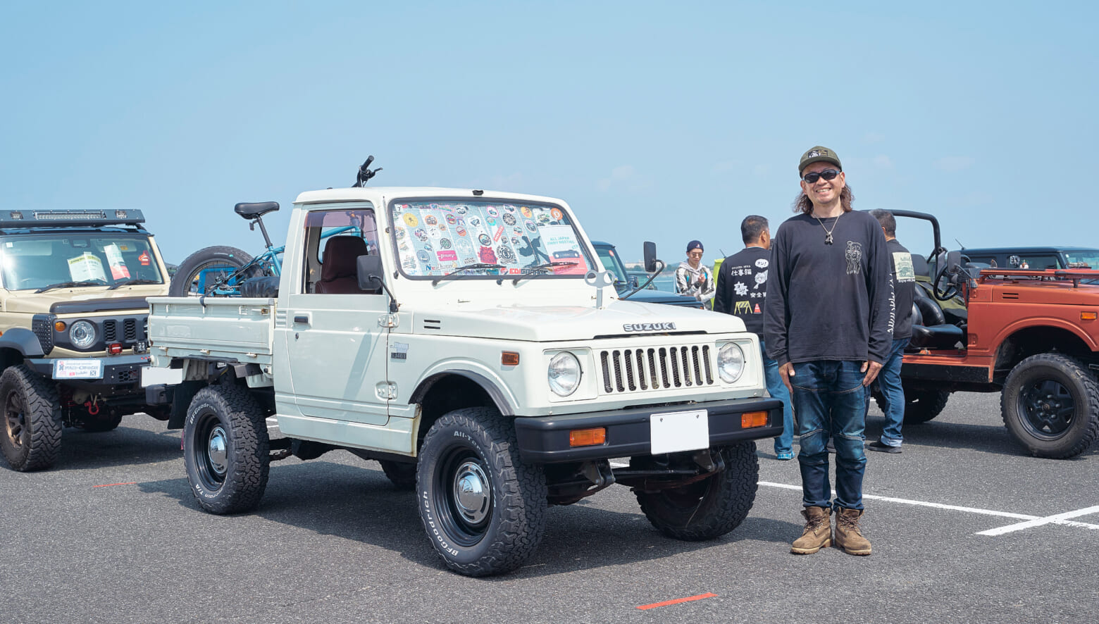 jimmy様 83 SUZUKI JIMNY SJ40T】レアなピックアップをジブン仕様で楽しむ