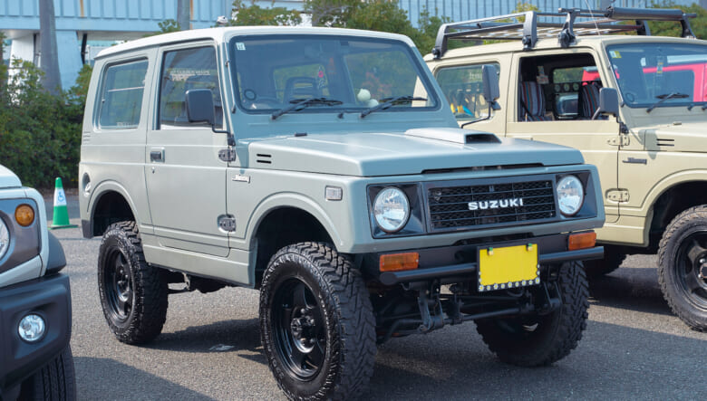 【’93 SUZUKI JIMNY JA11】エクステリアは控えめに、車内は大胆にアレンジ。