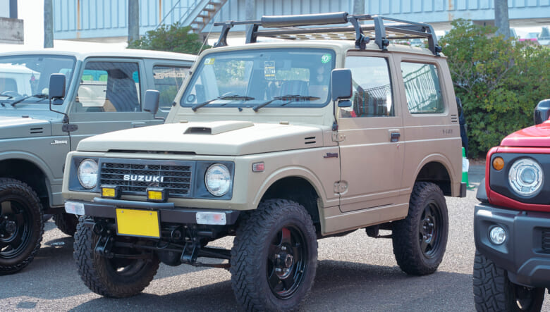 【’93 SUZUKI JIMNY JA11】名機の面影はそのままに、ワンオフパーツで個性増々。