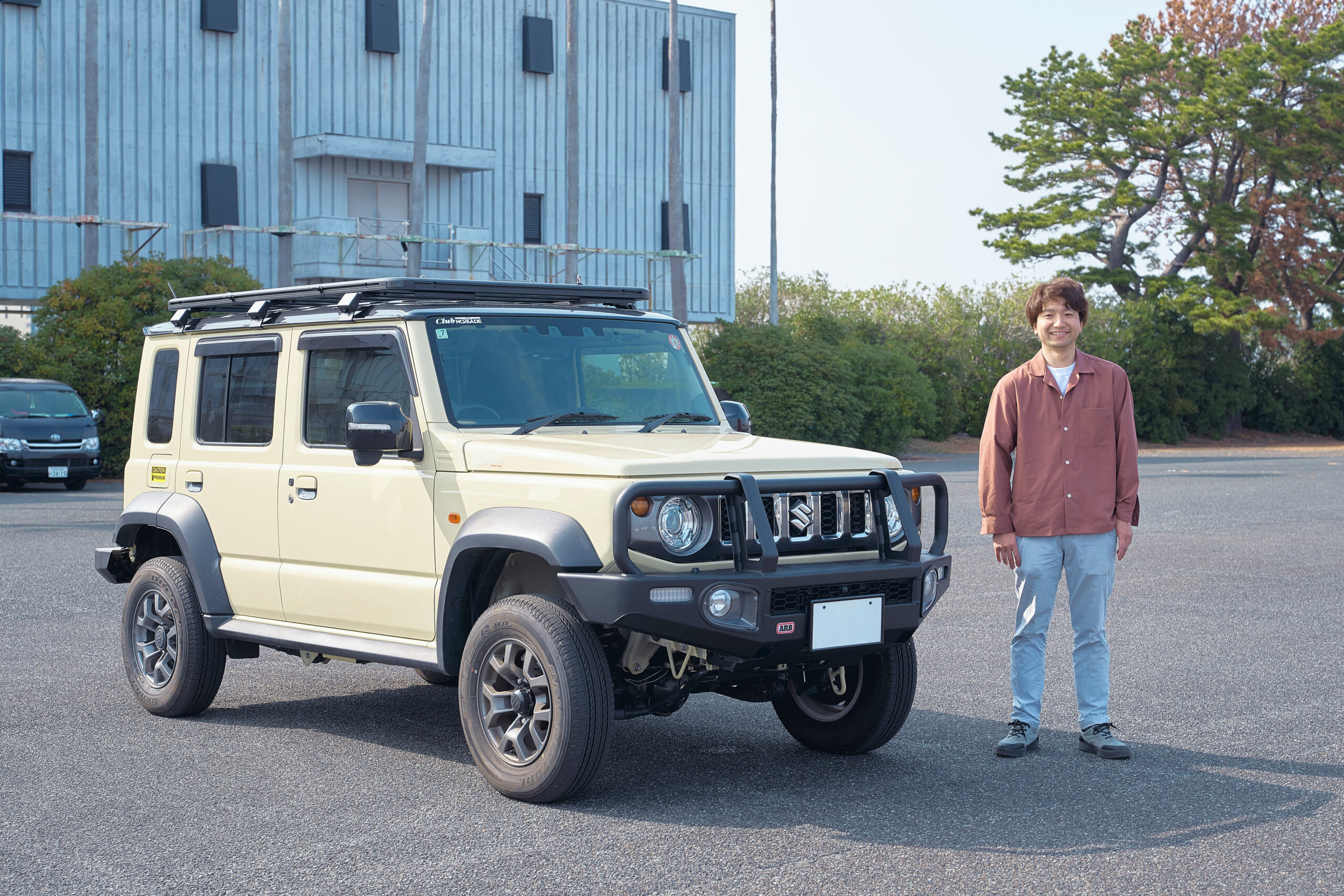 追っ掛けチェンーノミ 25 SUZUKI JIMNY NOMADE JC74】チカラ強さが際立つフロントアレンジ術