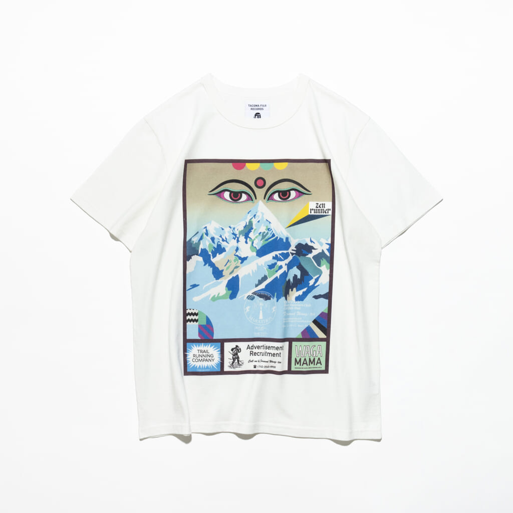 Road to the Himalayan Race Tee designed by Jerry UKAI