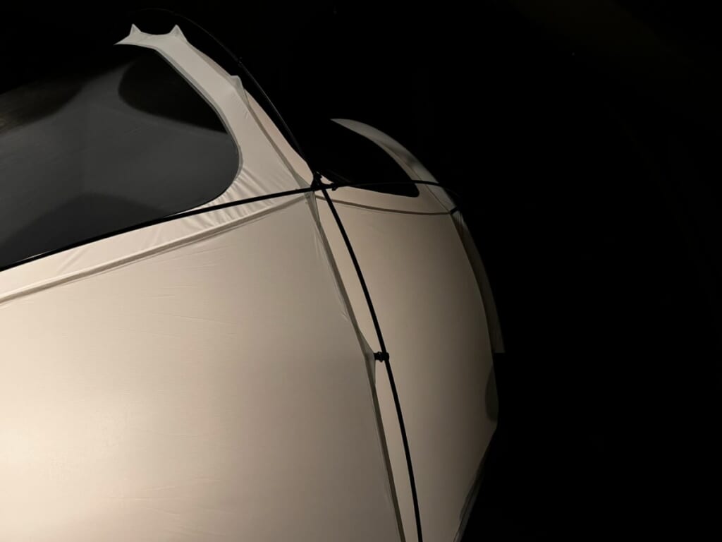 テントのディテール