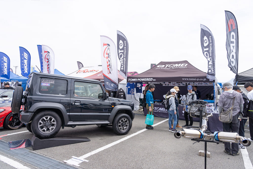 モーターファンフェスタ展示ブースの様子