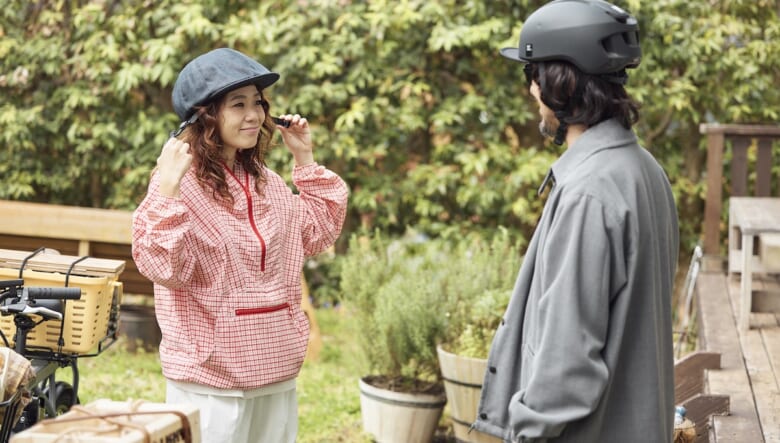 自転車×デイキャンプ。「ログワゴンe」をフル活用する、旅好き夫婦の週末。