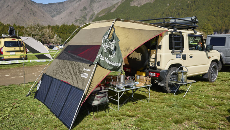 【’21 SUZUKI JIMNY JB64】アウトドアカスタムで、キャンプもシゴトも満足。