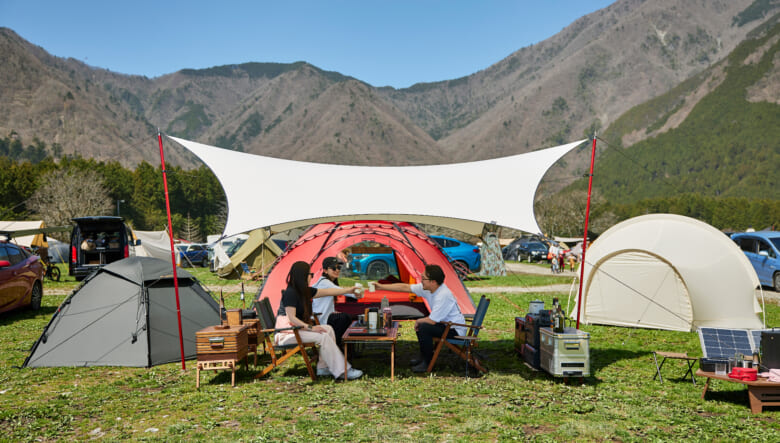 大容量バッテリーで実現した、オール電化なイマドキスタイル。（GO OUT JAMBOREE 2026）