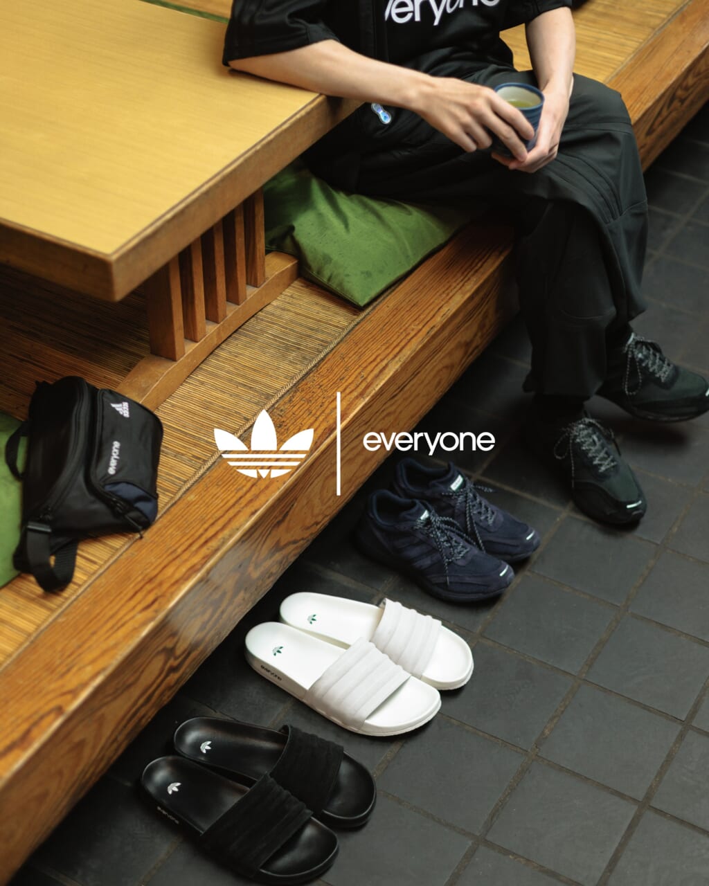 adidas Originalsとeveryoneコラボ商品メージ