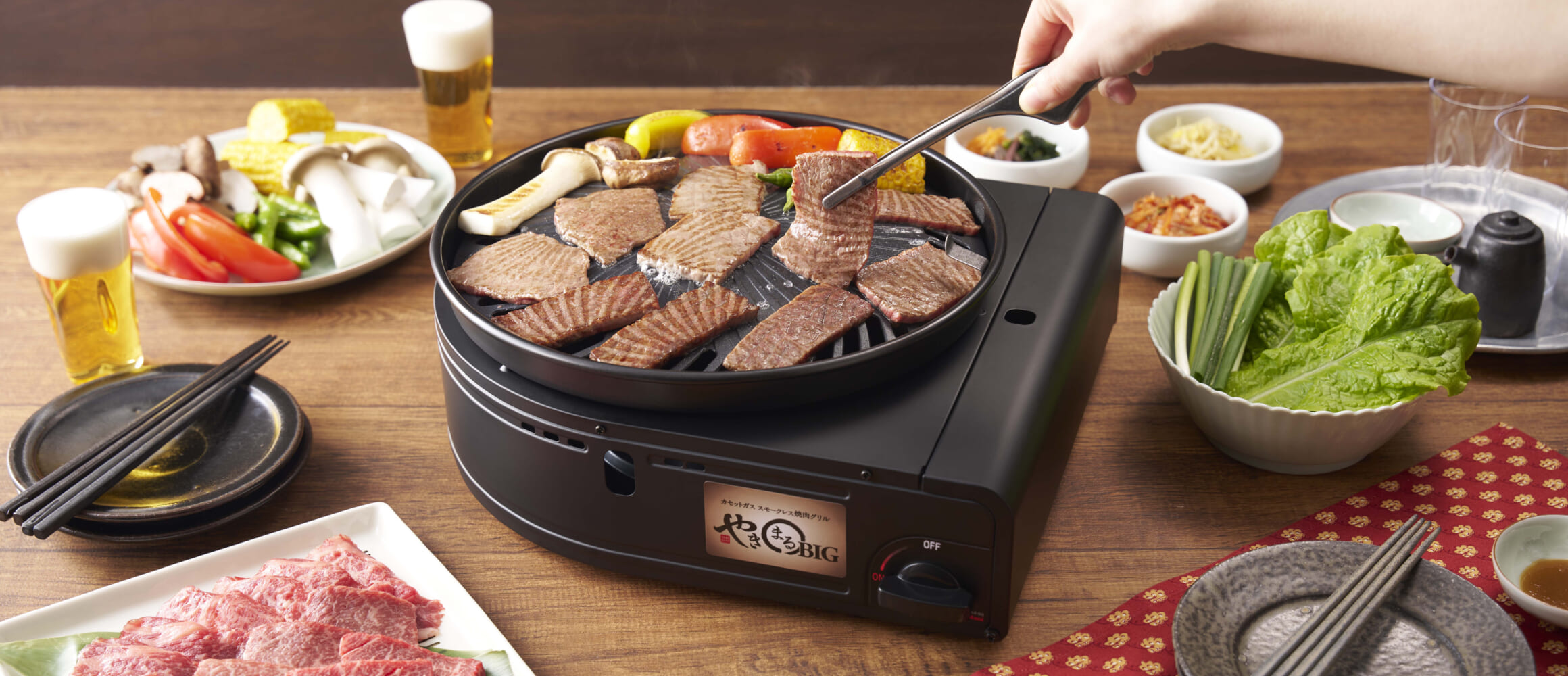 コストコ限定。イワタニの焼肉グリルに多人数で楽しめるビッグサイズが