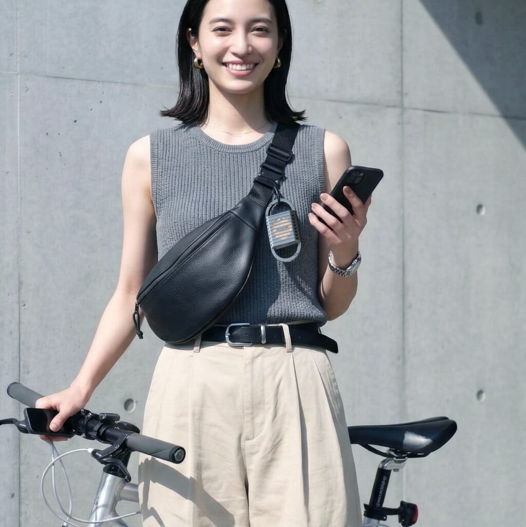 電池式蚊取り canoxバッグ取り付け／チャコールグレー