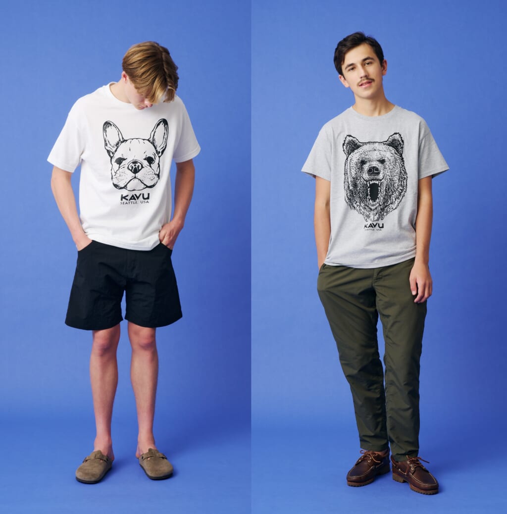 Dog Tee、Bear Tee、Sea Otter Tee