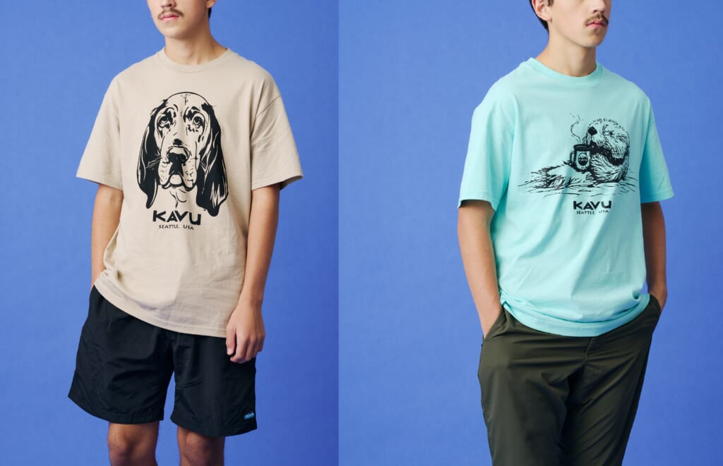 Dog Tee、Bear Tee、Sea Otter Tee