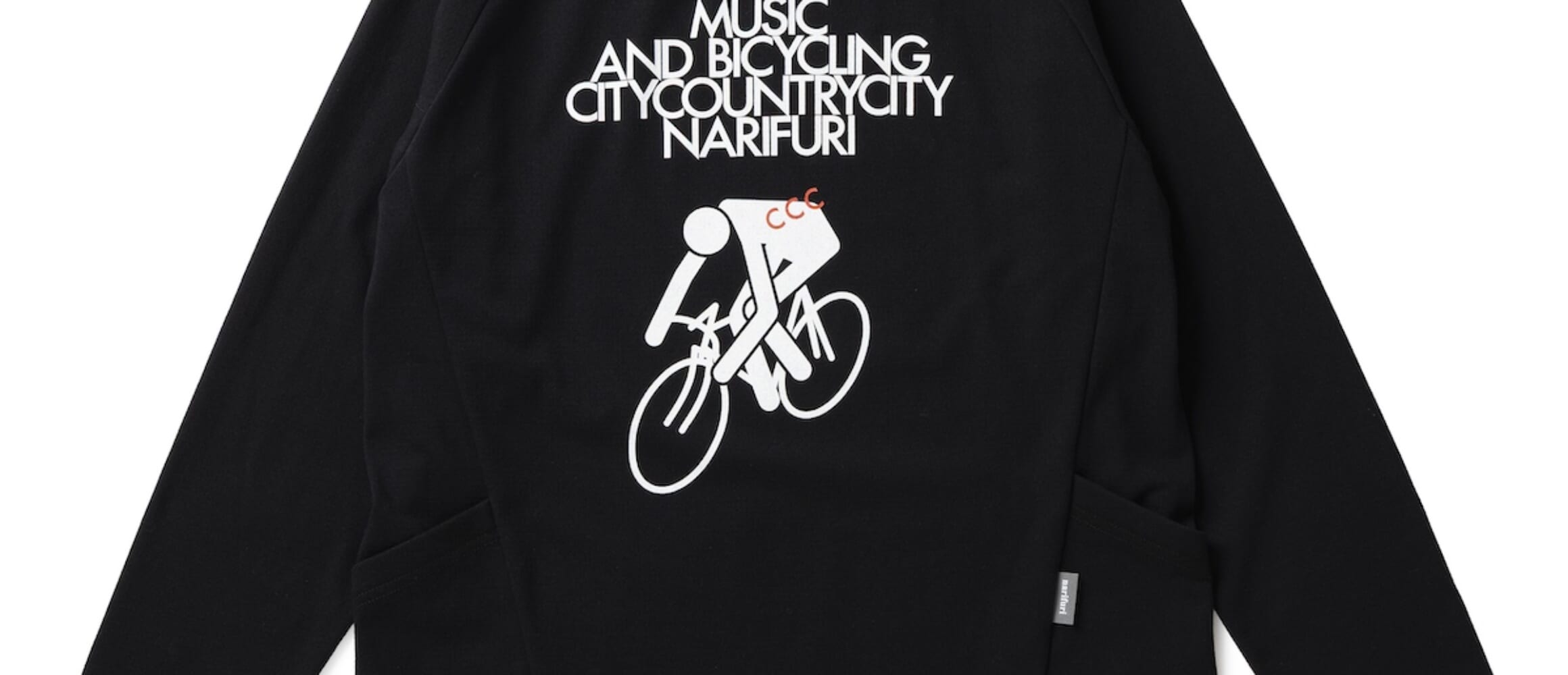 CITY COUNTRY CITY×narifuriのツールド ロング Tシャツ