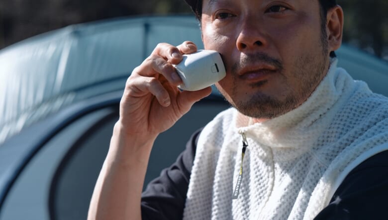 電気シェーバー界の小さな巨人。「ラムダッシュ パームイン」を携えて野外フェスへ！