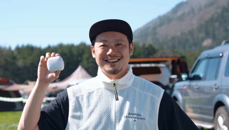 電気シェーバー界の小さな巨人。「ラムダッシュ パームイン」を携えて野外フェスへ！