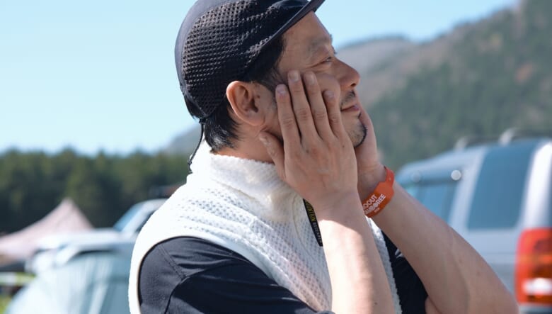 電気シェーバー界の小さな巨人。「ラムダッシュ パームイン」を携えて野外フェスへ！