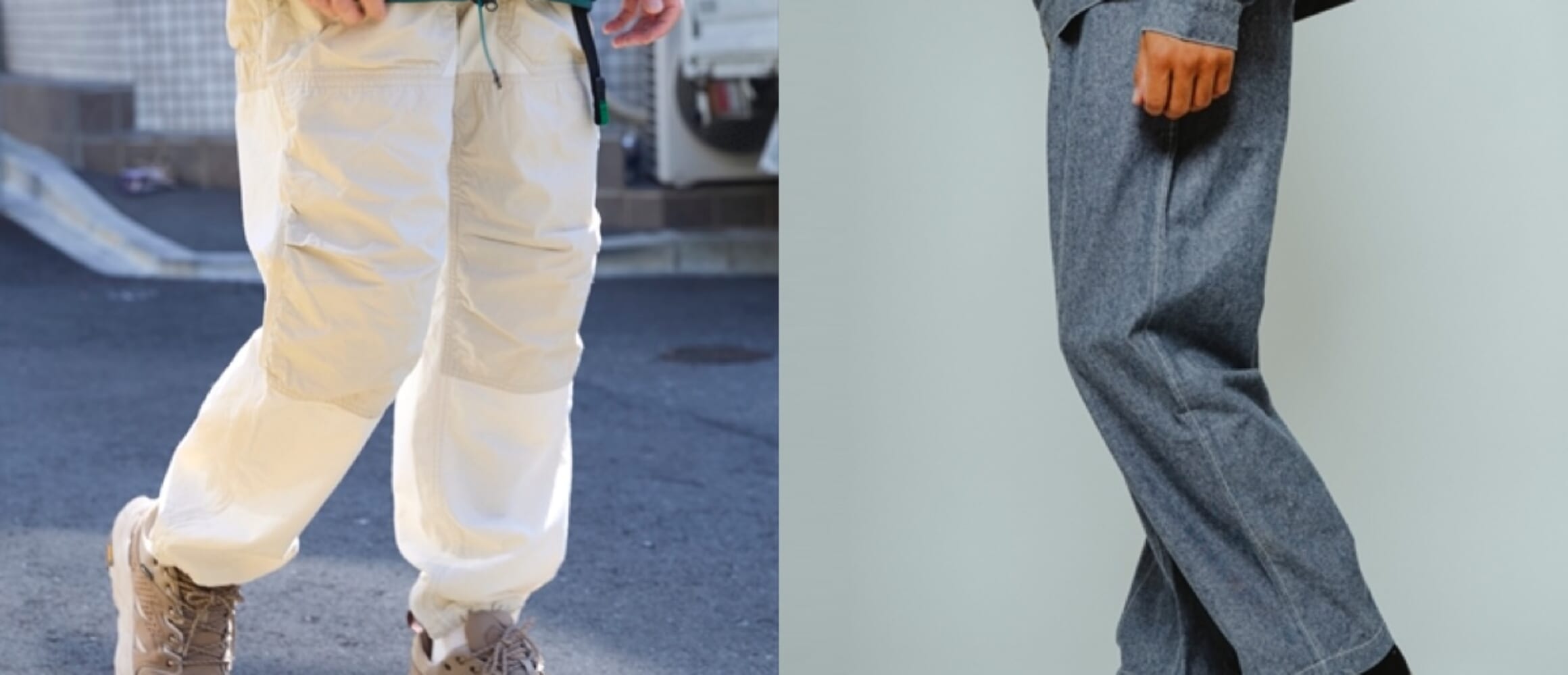 ラフなルックスの春パンツ。イージーなフィット感が最高。【買えるGO