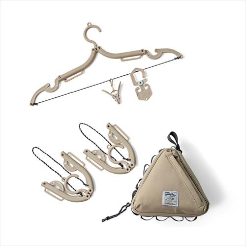 FILTER017 Naughty Camp 折りたたみハンガー 三角バッグ ポータブルセット