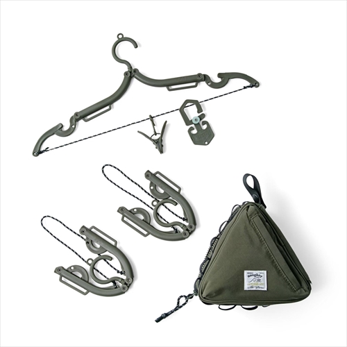 FILTER017 Naughty Camp 折りたたみハンガー 三角バッグ ポータブルセット