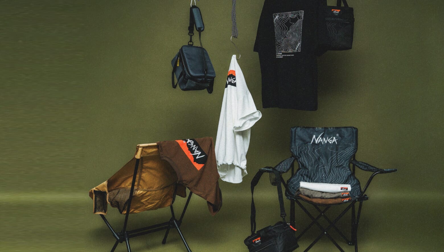 フリークスストアお馴染みのナンガ別注コレクション。Tシャツ、チェア