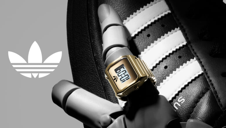 80’Sの雰囲気を色濃く残したアディダスオリジナルスの腕時計をリングウォッチにアレンジ！