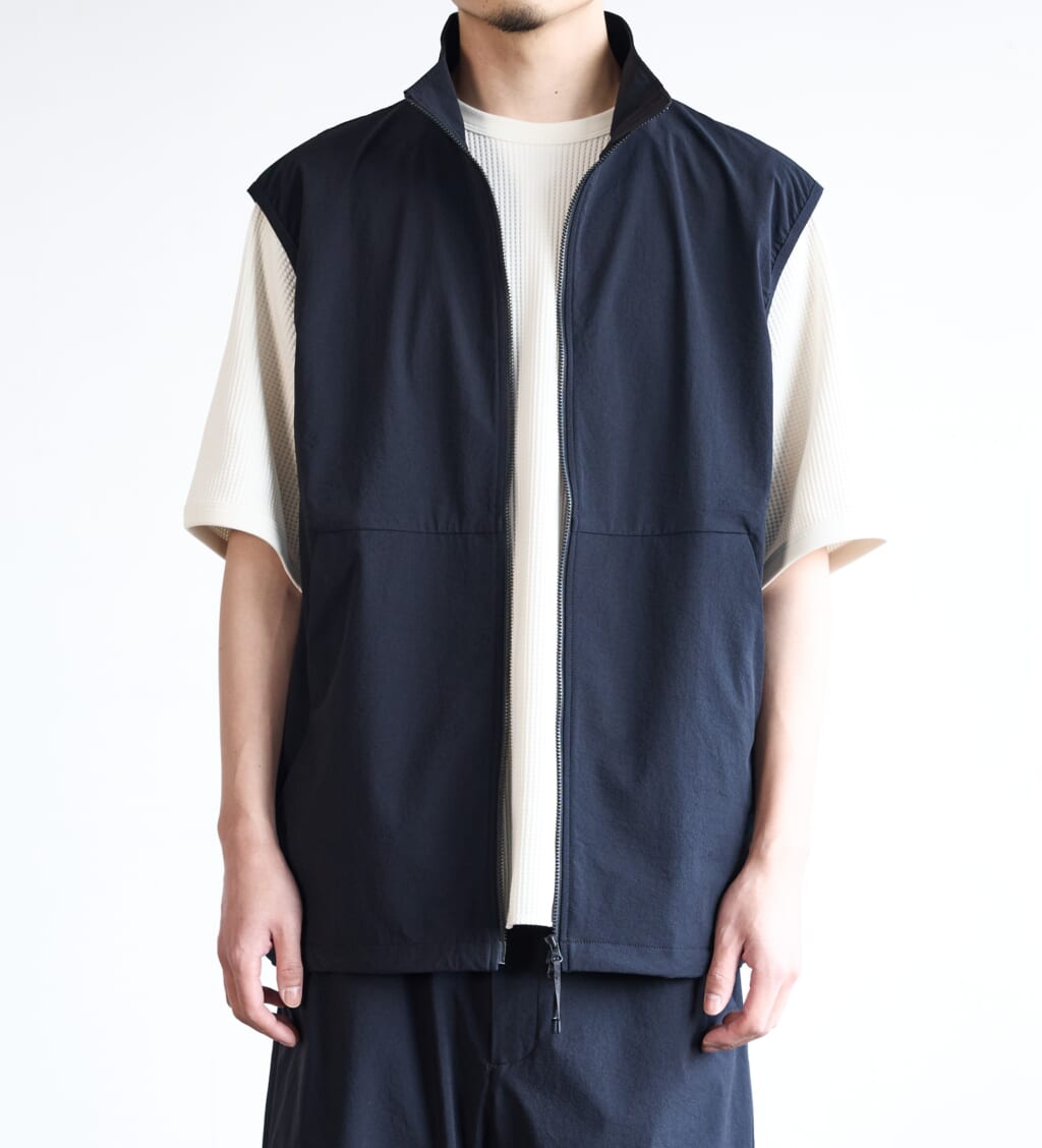 KODENSHI Stretch Weave Vestブラック着用