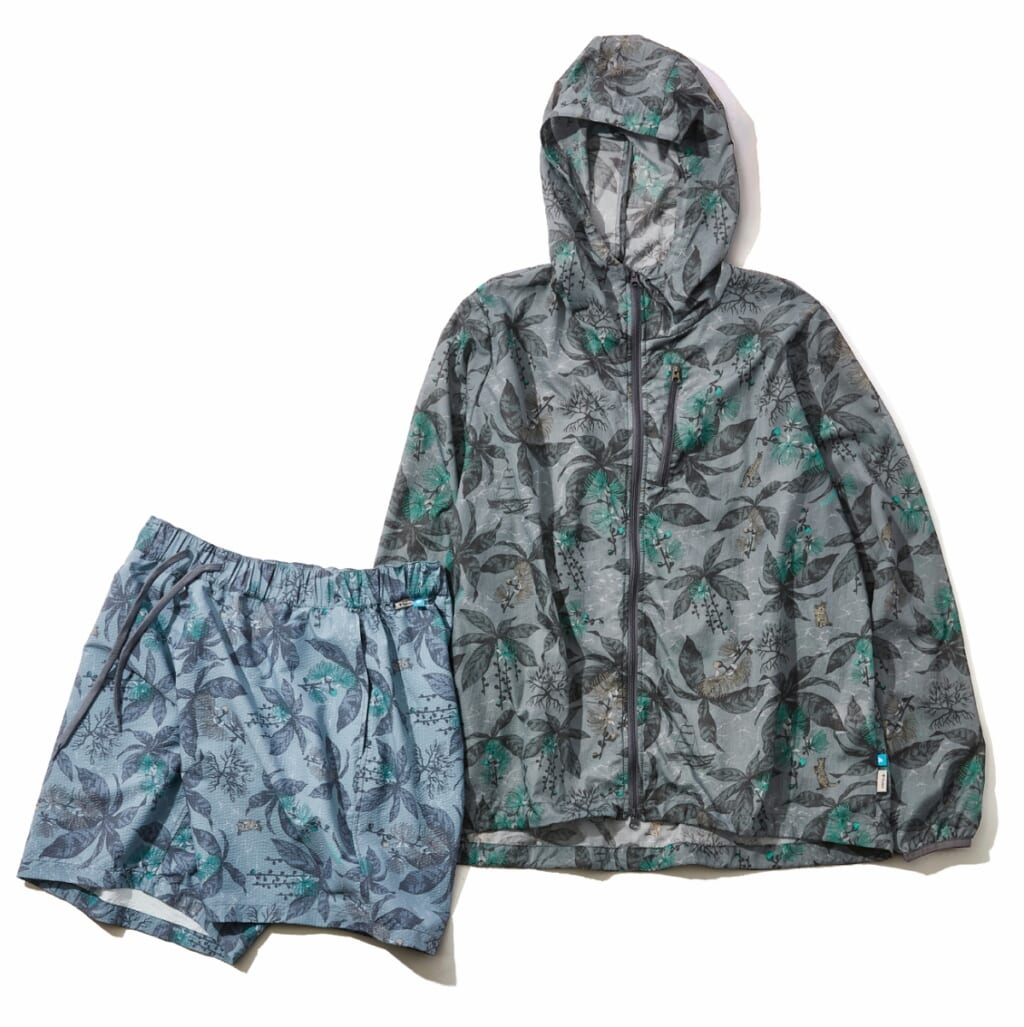Foxfire × PAPERSKY
FISHDOM Shell Jacket, Shorts