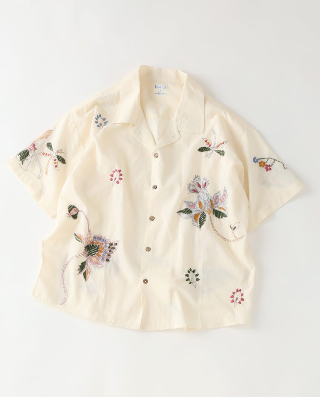 bunai×JOURNAL STANDARD relumeのHALF SLEEVE EMB. SHIRT